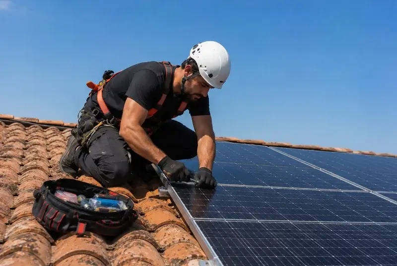 Maintenance et monitoring de panneaux solaires à Lasserre-Pradère